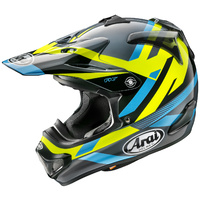 Arai VX-Pro 4 Helmet Machine Blue/Yellow