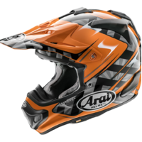 Arai VX-Pro 4 Helmet Scoop Black/Orange