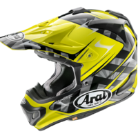 Arai VX-Pro 4 Helmet Scoop Black/Yellow