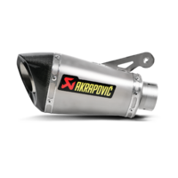 Akrapovic Slip-On Line Titanium Muffler System (Street Legal) w/Carbon End Cap for BMW S 1000 R 14-15/S 1000 RR 10-14