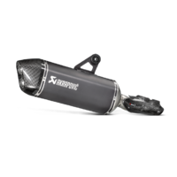 Akrapovic Slip-On Line Black Titanium Muffler System w/Carbon End Cap for BMW R 1200 GS 13-18/R 1200 GS Adventure 14-18