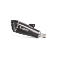 Akrapovic Slip-On Line Black Titanium Muffler System w/Carbon End Cap for BMW R 1200 R 15-18/R 1200 RS 15/18