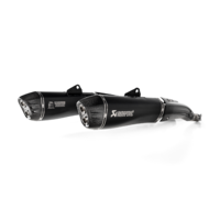Akrapovic Slip-On Line Black Titanium Muffler System w/Carbon End Cap for BMW K 1600 B/Grand America 17-20