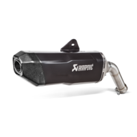 Akrapovic Slip-On Line Black Titanium Muffler System w/Carbon End Cap for BMW F750GS/F850GS 18-20