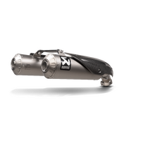 Akrapovic Slip-On Line Titanium Muffler System for Ducati Scrambler 1100 18-23