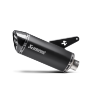 Akrapovic Slip-On Line Black Titanium Muffler System w/Carbon End Cap for Ducati Monster 1200/1200S 14-15/Monster 821 14-15