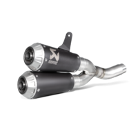 Akrapovic Slip-On Line Black Titanium Muffler System w/Titanium End Cap for Ducati Monster 797/797+ 17-20/Scrambler Café Racer 17-20/Scrambler 15-20