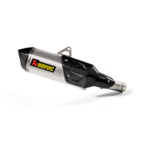 Akrapovic Slip-On Line Titanium Muffler System w/Carbon End Cap for Kawasaki Versys 1000 19-20
