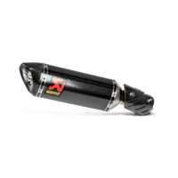 Akrapovic Slip-On Line Carbon Muffler System (Street Legal) w/Carbon End Cap for Kawasaki Ninja ZX-6R 09-20/Ninja ZX-6R 636 13-20