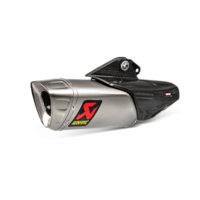 Akrapovic Slip-On Line Titanium Muffler System w/Titanium End Cap for Yamaha YZF-R1 2020