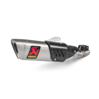 Akrapovic Slip-On Line Titanium Muffler System w/Titanium End Cap for Yamaha YZF-R6 17-20
