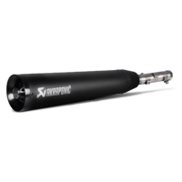 Akrapovic Slip-On Line Black Stainless Steel Muffler System w/Black End Cap for Yamaha XV950/R/Racer 13-16