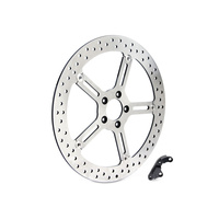 Arlen Ness AN-02-965 15" Left Front Big Brake Disc Rotor for Softail 00-14/Dyna 00-05