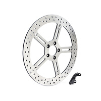 Arlen Ness AN-02-972 15" Left Front Big Brake Disc Rotor for Softail 15-17/Dyna 06-17