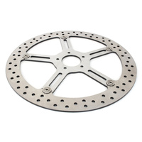 Arlen Ness AN-02-983 15" Left Front Big Brake Disc Rotor for Softail Street Bob/Breakout/Low Rider 18-Up/Standard 20-Up