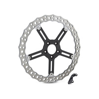 Arlen Ness AN-02-990 15" Left Front Jagged Big Brake Disc Rotor for Softail 00-14/Dyna 00-05