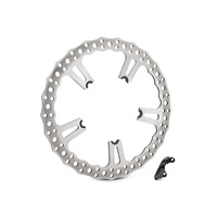 Arlen Ness AN-02-993 15" Right Front Jagged Big Brake Disc Rotor for Dyna 06-17 w/OEM Cast Wheel
