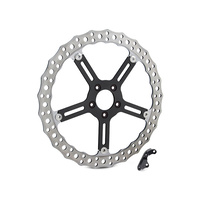 Arlen Ness AN-02-996 15" Left Front Jagged Big Brake Disc Rotor for Softail Street Bob/Breakout/Low Rider 18-Up/Standard 20-Up