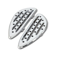 Arlen Ness AN-06-838 Deep Cut Front Floorboards Chrome for Touring 82-Up/FL Softail 86-17