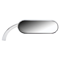 Arlen Ness AN-13-407 Mini Oval Mirror Chrome for Right Side