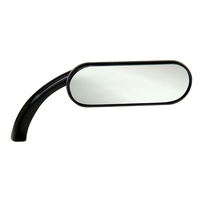 Arlen Ness AN-13-413 Mini Oval Mirror Black for Right Side