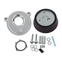 Arlen Ness AN-18-507 Stage 1 Big Sucker Air Cleaner Kit Chrome for Softail 00-14/Dyna 99-17/Touring 02-07