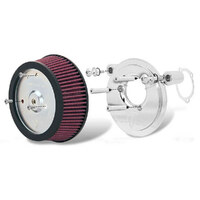 Arlen Ness AN-18-803 Stage 1 Big Sucker Air Cleaner Kit Natural for Sportster 88-21 w/EFI or CV Carburettor Requires Round Air Cleaner Cover