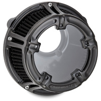 Arlen Ness AN-18-965 Method Clear Air Cleaner Kit Black Anodized for Softail 18-Up/Touring 17-Up
