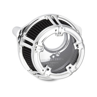 Arlen Ness AN-18-972 Method Air Cleaner Kit Chrome for Big Twin 99-17 w/CV Carb or Cable Operated Delphi EFI