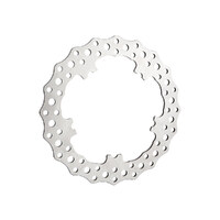 Arlen Ness AN-300-040 11.8" Front Jagged Disc Rotor Stainless Steel for V-Rod/Dyna 06-17 Models w/OEM Cast Wheel