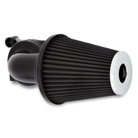 Arlen Ness AN-81-005 90 Degree Monster Sucker Air Cleaner Kit Black for Twin Cam 08-17 w/Throttle-by-Wire