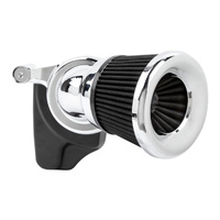 Arlen Ness AN-81-201 Velocity 65 Degree Air Cleaner Kit Chrome for Softail 18-Up/Touring 17-Up