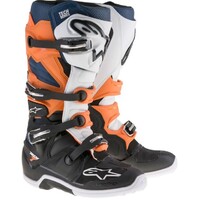 Alpinestars Tech 7 Boots Black/Orange/White/Navy