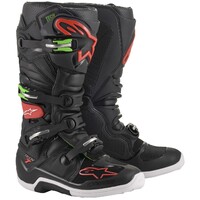 Alpinestars Tech 7 Black/Red/Green Boots