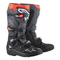Alpinestars Tech 7 Enduro Black/Dark Grey/Fluro Red Boots
