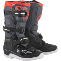Alpinestars 2023 Tech 7S Black/Dark Grey/Fluro Red Youth Boots