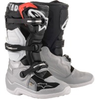 Alpinestars 2023 Tech 7S Black/Silver/White/Gold Youth Boots