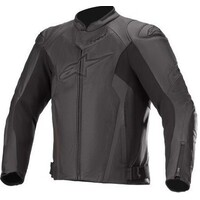 Alpinestars Faster V2 Air Black/Black Leather Jacket