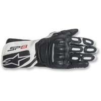 Alpinestars Stella SP-8 V2 Black/White Womens Gloves [Size:XS]