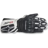 Alpinestars Stella SP-8 V2 Black/White Womens Gloves [Size:SM]