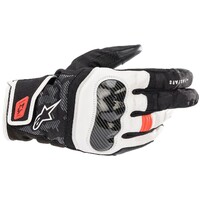 Alpinestars SMX Z Drystar Gloves Black/White/Fluro Red