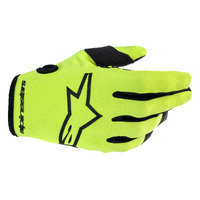Alpinestars 2023 Radar Fluro Yellow/Black Youth Gloves