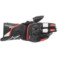Alpinestars SP-2 V3 Leather Black/White/Red Gloves