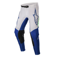 Alpinestars 2023 Supertech Risen Blue Ray/White/Fluro Green Pants