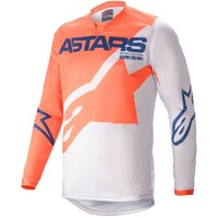 Alpinestars 2021 Racer Braap Orange/Grey/Blue Jersey