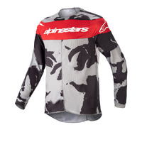 Alpinestars 2023 Racer Tactical Cast Gray Camo/Mars Red Youth Jersey