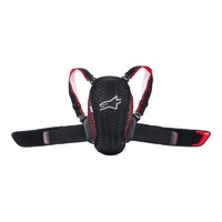 Alpinestars Nucleon KR-Y Black/Fluro Red Back Protector (One Size)