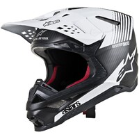 Alpinestars Supertech M10 Dyno Helmet Matte Black/Carbon/White
