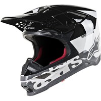 Alpinestars Supertech M8 Radium Helmet Black/White/Grey
