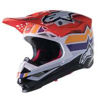 Alpinestars 2023 Limited Edition Supertech M10 Firestarter Red Helmet